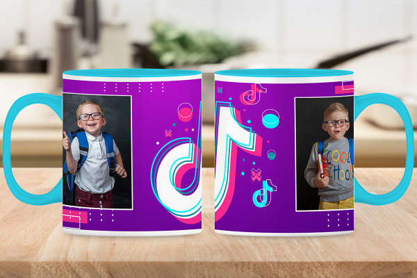 Personalized Double Photo Mug