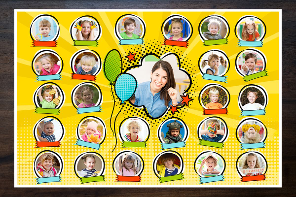 High-Quality Group Photo Prints 15x23 cm